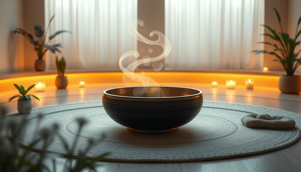 relaxation benefits of Tibetan bowl sleep music