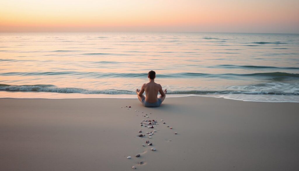 ocean waves and meditation