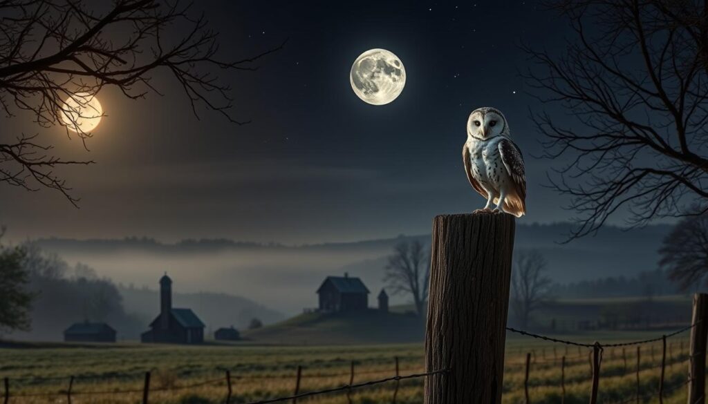 Calming Barn Owl chirps